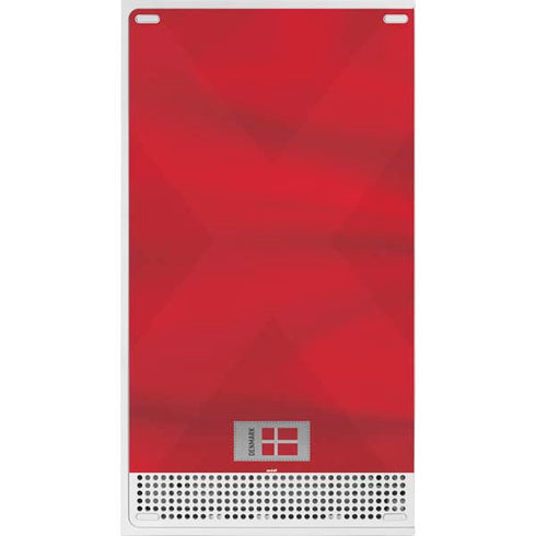 Denmark Soccer Flag Xbox Series S Console Skin